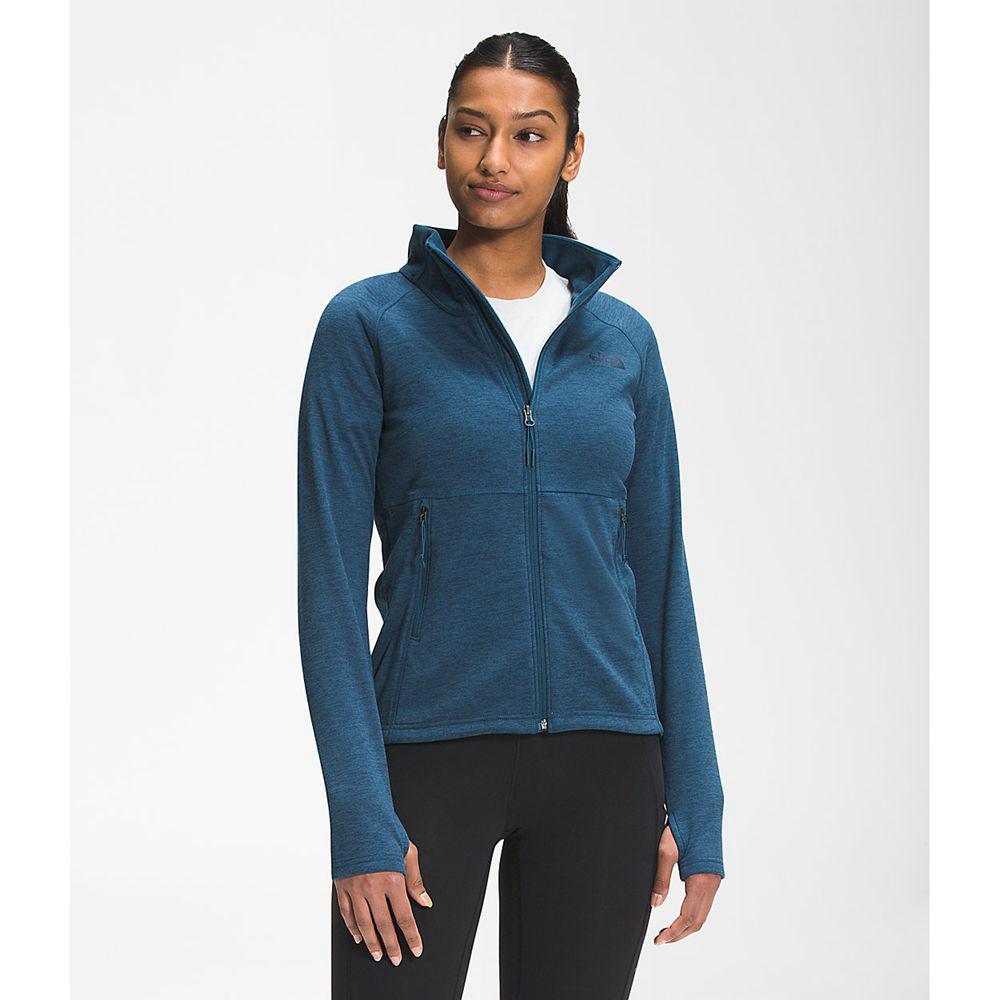 The North Face Canyonlands Full Zip Γυναικεια Fleece - Μπλε (HXPY39104)